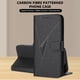 thumbnail image 5 of Funda Cartera Fibra de Carbono para Motorola MOTO G POWER 2024 con Soporte y Cierre Magnético Negro, 5 of 6