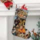thumbnail image 2 of La Tierra Perdida Tema: Calcetines de Navidad, fino lino blanco para colgar en escaleras y chimenea, decoración navideña para el hogar, regalo de Navidad.54cm×38cm, 2 of 5