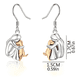 thumbnail image 2 of Aros Mujer Perro Pendientes Plata 925 Joya Mujer Regalo #6, 2 of 3