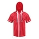 thumbnail image 1 of Saronite Camiseta de Béisbol con Capucha, Roja (para Mujer), 1 of 2