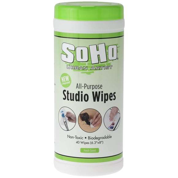 Toallitas Multiusos Soho Urban Artist 40 uds. Biodegradables