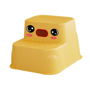 Magideal - Reposapiés Doble Para Niños Pequeños, Taburete Escalonado, Útil Y Ligero, Escalera Para Niños Pequeños, Escalón Para Entrada, Habitaciones De Invitado Amarillo