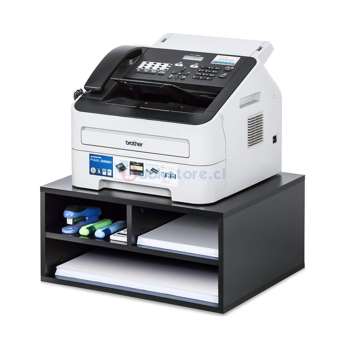 Bookstore - Mueble Para Impresora De Escritorio - Negro