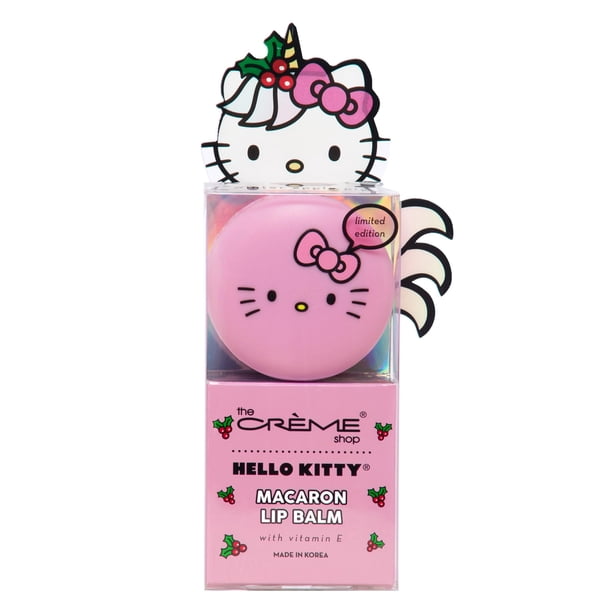 Bálsamo Labial Hello Kitty Macaron – Sabor Pastel de Manzana de Invierno – The Crème Shop