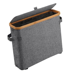 Bothyi - Caja De Almacenamiento De Rollos De Papel Higiénico De Bambú, Organizador Grande Para Baño