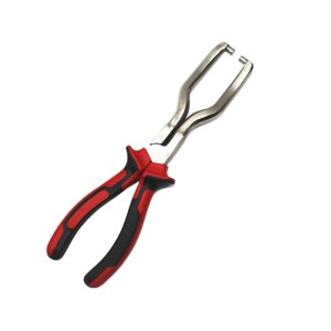 Ioensy - Alicates Para Línea De Combustible Portátil Con Removedor De Acero Al Carbono Con Mango Rojo Y Negro