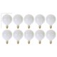 thumbnail image 1 of Bombillas KOR G16.5 con acabado blanco decorativo de 25 W (paquete de 10), 1 of 5
