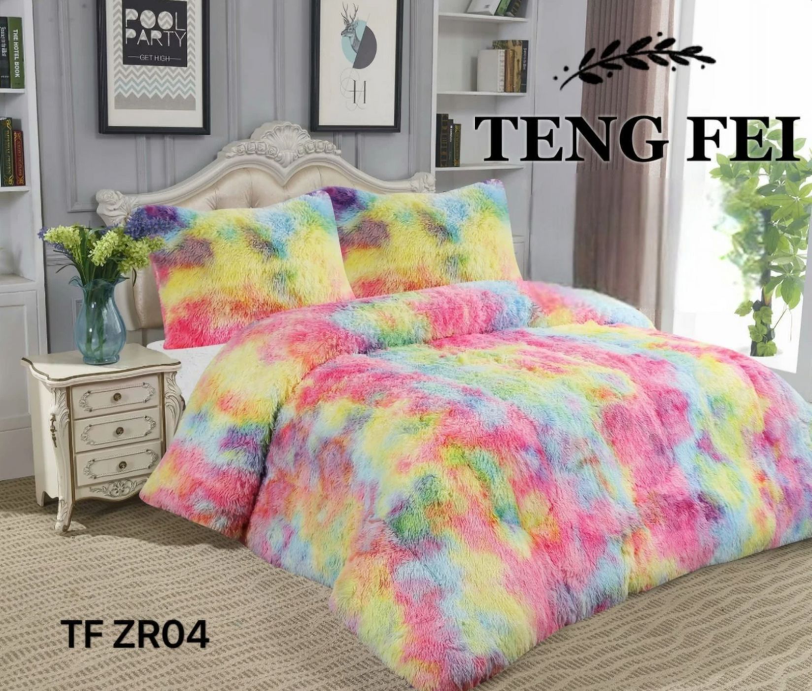 Tecnocasa - Plumón De Invierno Peludos Con Chiporro 2 Plazas