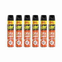 Killer - Pack 6 Insecticida En Aerosol 560Cc Casa Y Jardin