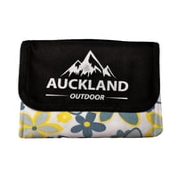 Auckland Outdoor - Manta Picnic Impermeable Flores Azules 150X180 Camping Playa