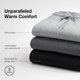 thumbnail image 3 of BottomLine 3 Pack Sweatpants Women, Fleece Women’s Joggers, 3 of 3