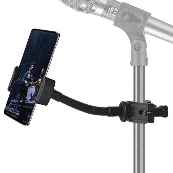 Soporte de micrófono JCWINY para teléfonos inteligentes iPhone Samsung