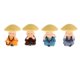 thumbnail image 5 of 4pcs Estatuas De Monjes De Buda Figuras De Monjes Chinos Tradicionales Estilo 2, 5 of 5