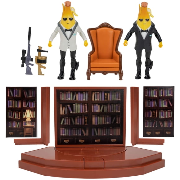 Playset FORTNITE Agent's Room con 2 Articulated Agent Peely