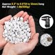 thumbnail image 3 of Fragmentos de Cristal Howlite Natural Orientrea 500 g 8‑12 mm, 3 of 6