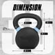 thumbnail image 2 of Kettlebell Yes4All, hierro fundido, 16 kg/35 libras, con recubrimiento en polvo QCG3, 2 of 7