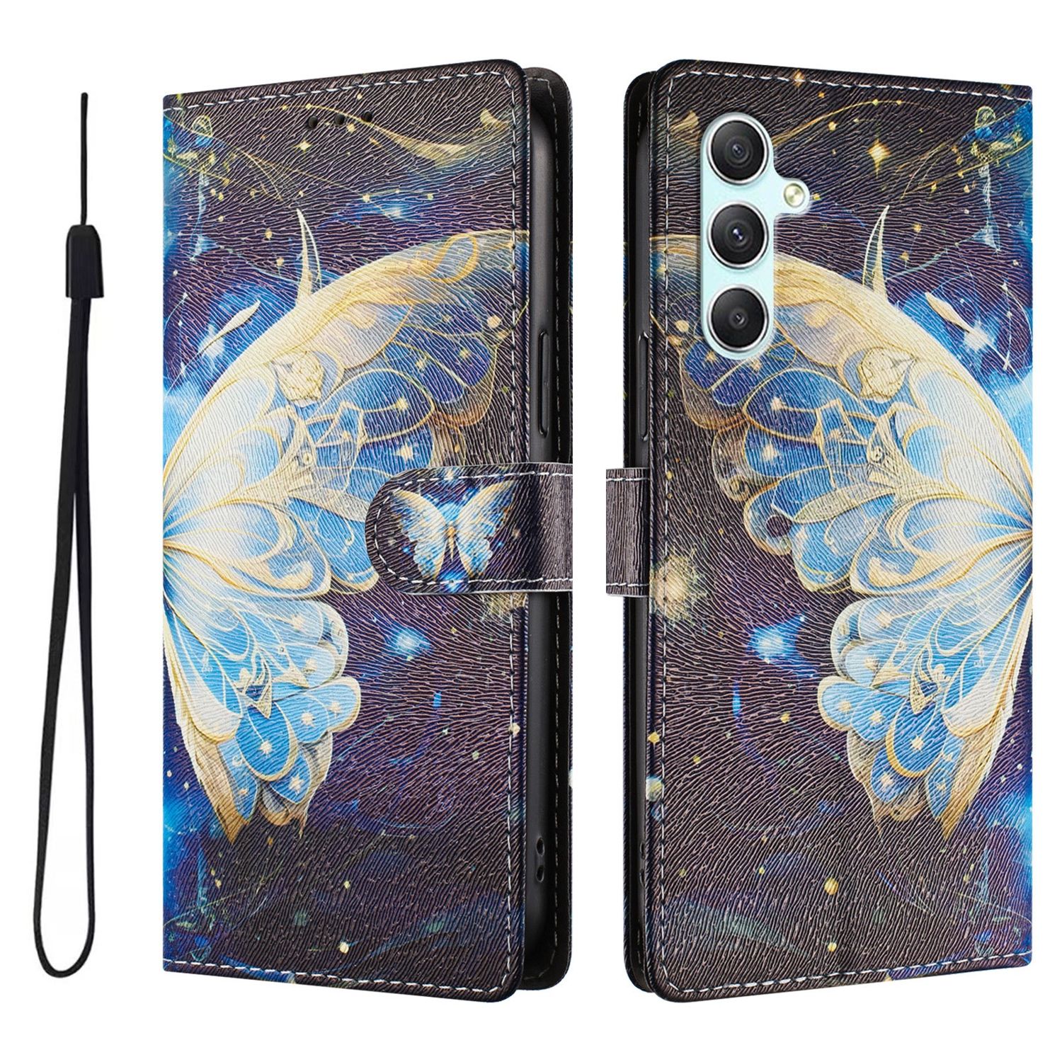 Foxdock Funda Tipo Cartera Para Samsung Galaxy A34 5G Con