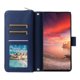 thumbnail image 2 of Funda Cartera con Cremallera y Correa para Samsung Galaxy S26 Ultra 5G Soporte y Tarjetero Azul, 2 of 6