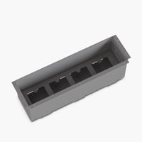 Form Office - Bandeja Eléctrica Space Gris