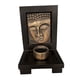 thumbnail image 5 of 1Pcs Buddha Face Candelabro Exquisito Realista Para Oficina Hogar Yoga Club Bronce, 5 of 5