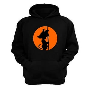 Genérico - Polerón Canguro Dragon Ball Negro Talla L Unisex