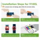 thumbnail image 5 of Cartuchos de tinta WOWTONER 910XL (pack de 4), 5 of 7