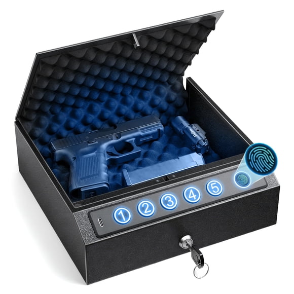 Caja fuerte biométrica CTSAFEPRO para pistolas