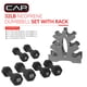thumbnail image 3 of Set Mancuernas CAP 32lb Neoprene con Rack Hexagonal Negro, 3 of 3