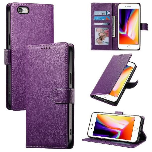 Funda Para Iphone Se 2020/2022– Cuero Premium, 3 Ranuras Para Tarjetas, Protección Contra Impactos