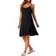 thumbnail image 4 of INSPIRE CHIC Vestido de Noche de Algodón para Mujer Regreso a Clases Sin Mangas con Tirantes Espagueti y Detalle de Espalda Cruzada Loungewear hasta la Rodilla Talla L Negro, 4 of 6
