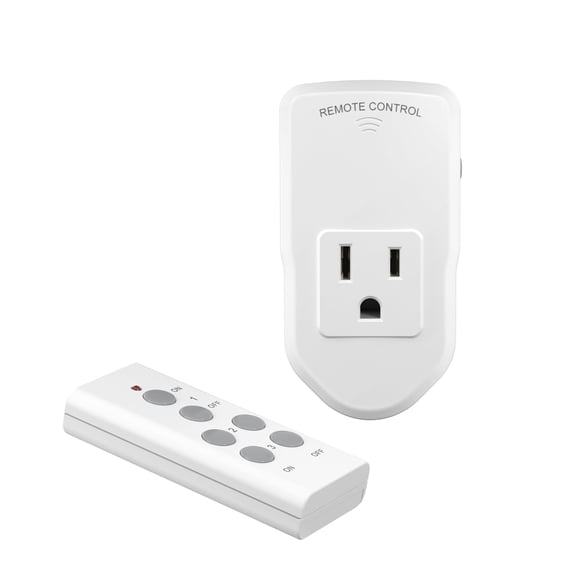 Interruptor de toma de control remoto inalámbrico BN-LINK blanco 10A/1200W