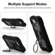 thumbnail image 3 of Funda para Apple iPhone 17 Pro Max de 6.9 Pulgadas con Soporte de Doble Anillo, Soporte Giratorio de 360°, PC+silicona, Cubierta de Teléfono a Prueba de Golpes de Grado Militar de Alta Resistencia,, 3 of 6