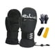 thumbnail image 1 of Guantes de esquí Guantes de snowboard Cuerda para la muñeca Guantes de invierno cómodos Hombres Mujeres Guantes de nieve para ciclismo Esquí Motos de Negro XL, 1 of 5