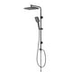 thumbnail image 2 of Columna de ducha con Duchador cuadrada Negra, 2 of 2