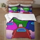 thumbnail image 5 of Among Us Bedding Comforter SetsQueen Quilt Bedding Set3 Pieces Set Bedding Twin SizeColorful Soft Lightweight Print All Season 177*218CM, 5 of 5