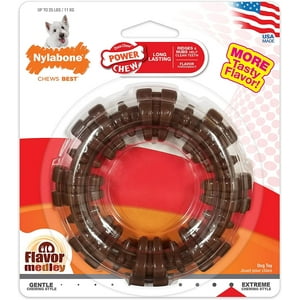 Anillo Texturizado Nylabone Power Chew Juguete Masticable Para Perros Hasta 25 Libras