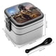 thumbnail image 2 of Jurassic World: Teoría del Caos Fiambrera de Doble Capa, Contenedor de Almuerzo Portátil Apilable, Almacenamiento de Alimentos Hermético a Prueba de Fugas, 1000ml, 2 of 6