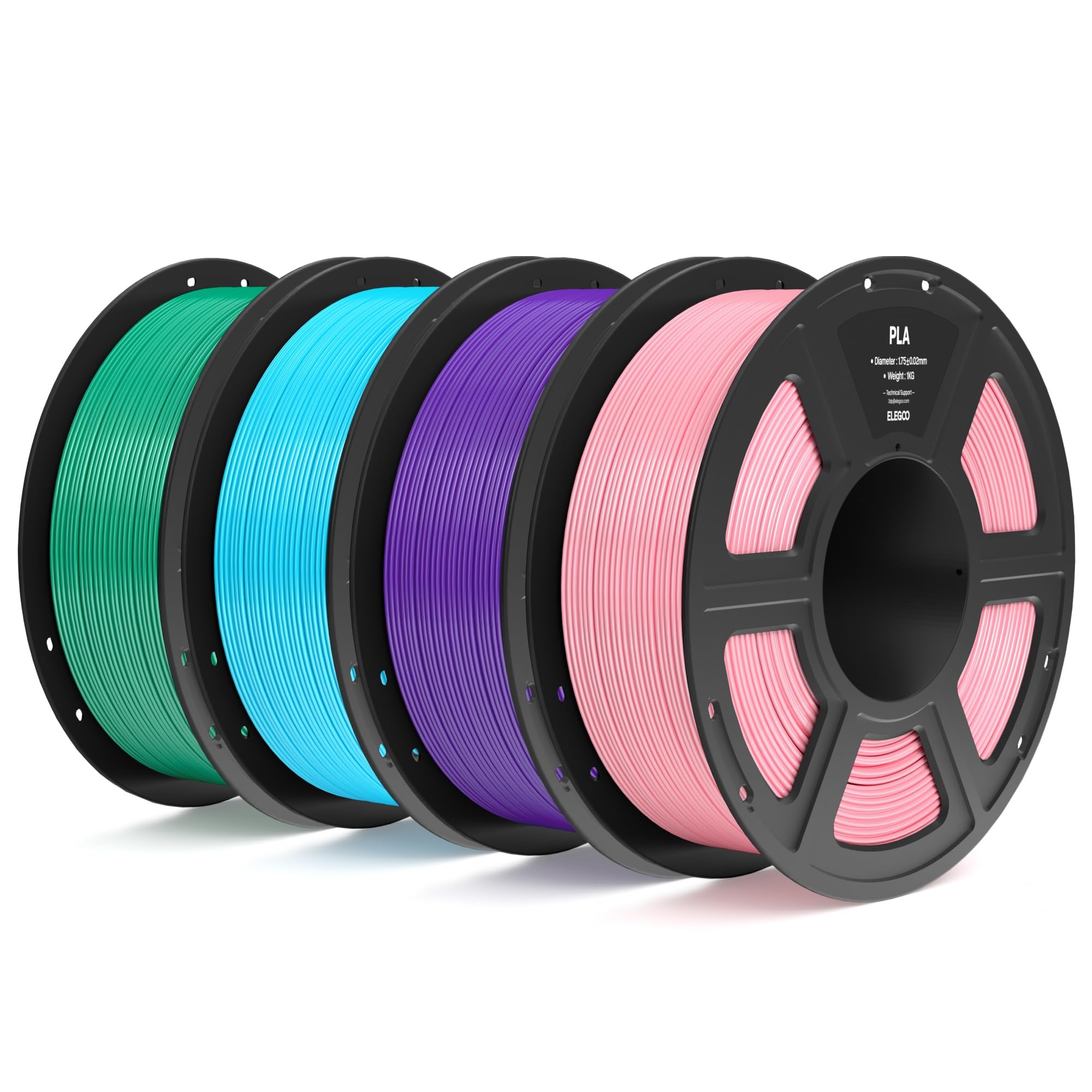 Filamento Para Impresora 3D Elegoo Pla 1.75 Mm 4 Kg +/- 0.02 Mm