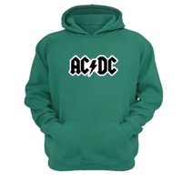 Genérico - Polerón Canguro Acdc Verde Aguamarina Talla Xl Unisex