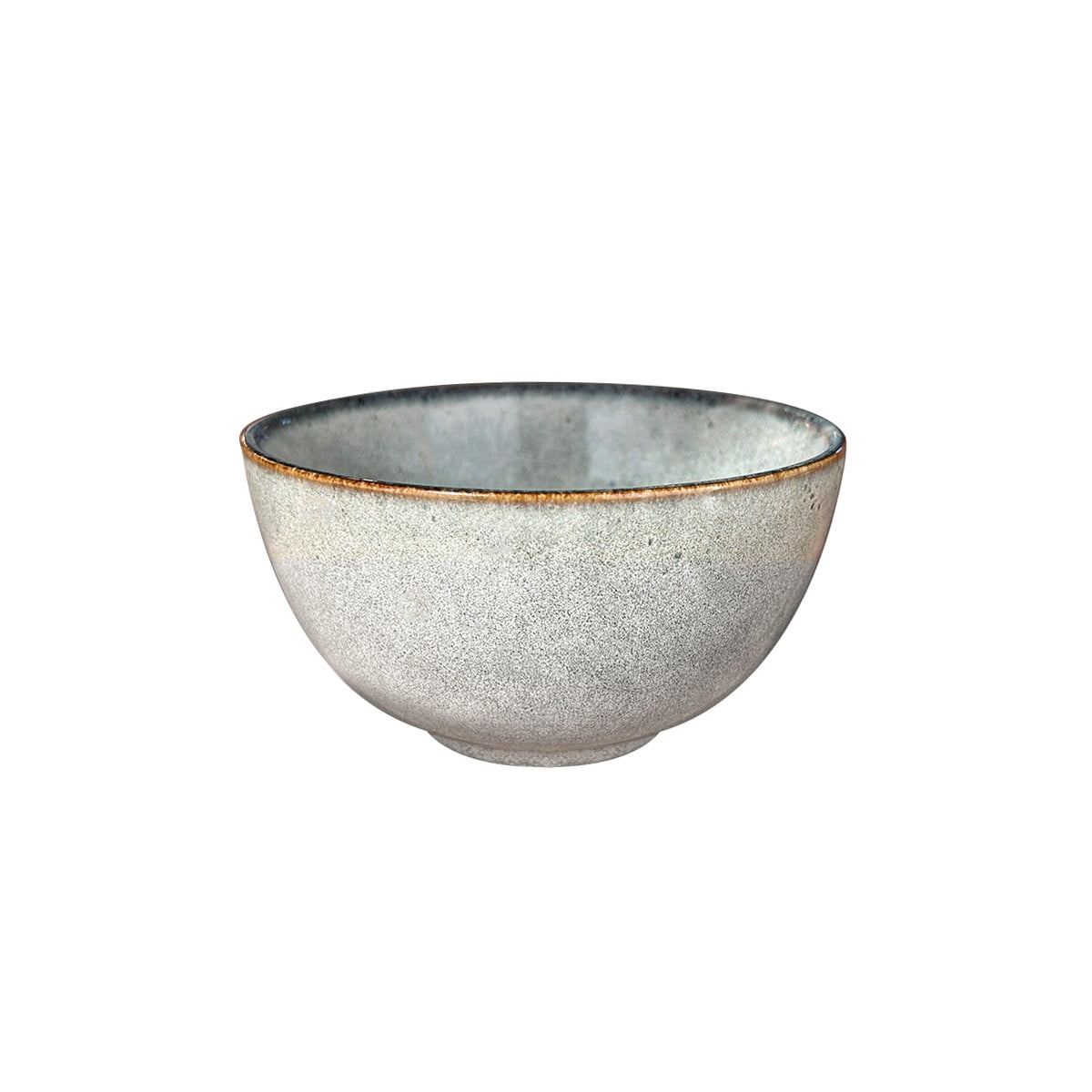 Mova - Set 6 Bowl Redondo Ceramica 14x8 Cm Gris Linea Laos