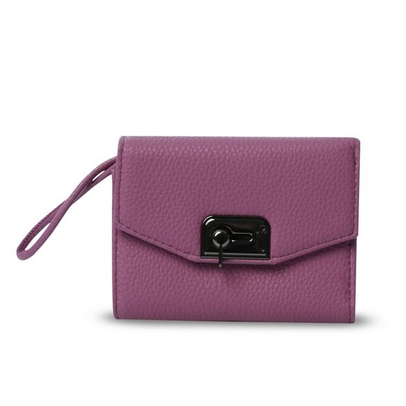 Billetera Totto Mujer Smooth Ney con RFID Blocker Rosada