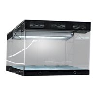 Bothyi - Vitrina De Exhibición De Modelo De Vehículo Fundido A Presión A Escala 1:64 Con Luces Garaje Para Autos Fundidos A Presión