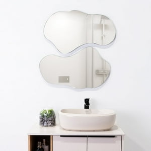 Fmfurniture - Espejo 35X60X1,9 Cm Forma Irregular