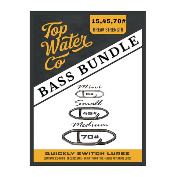 Paquete de Clips de Pesca Top Water por Especies