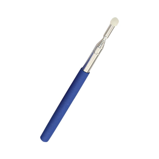 Puntero telescópico, bastón de presentación, bastón para profesores, bastón de mano, bastón de enseñanza fabricado en acero inoxidable robusto para un Azul