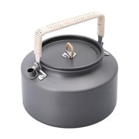 Magideal - Hervidor De Agua Para Acampar, Hervidor De Agua Para Exteriores Con Tapa, Tetera Portátil Para Beber, Tetera Para Viajar, Escalar, Senderismo Al Aire 2.0 Litros