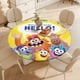 thumbnail image 4 of GoNoodle-theme Fitted Round Tablecloths Elastic Edged Table Covers Waterproof Table Cloth for Kitchen Holiday Party Tables Decor 120cm, 4 of 6