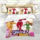 thumbnail image 5 of Totalmente Espías Conjunto de sábanas temático, trío de piezas, cómodo y amigable con la piel, diseño único, regalo de decoración para el hogar para familiares, amigos y fans, 90 cm * 190 cm, 5 of 6