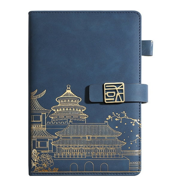 Libreta A5 rayada, tapa dura, papel premium. Para notas.
