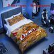 thumbnail image 1 of 3pcs Raising Cane'S Classic Fried Chicken Food Display Theme Bedding Set Duvet Cover and Pillowcases, 1 of 5